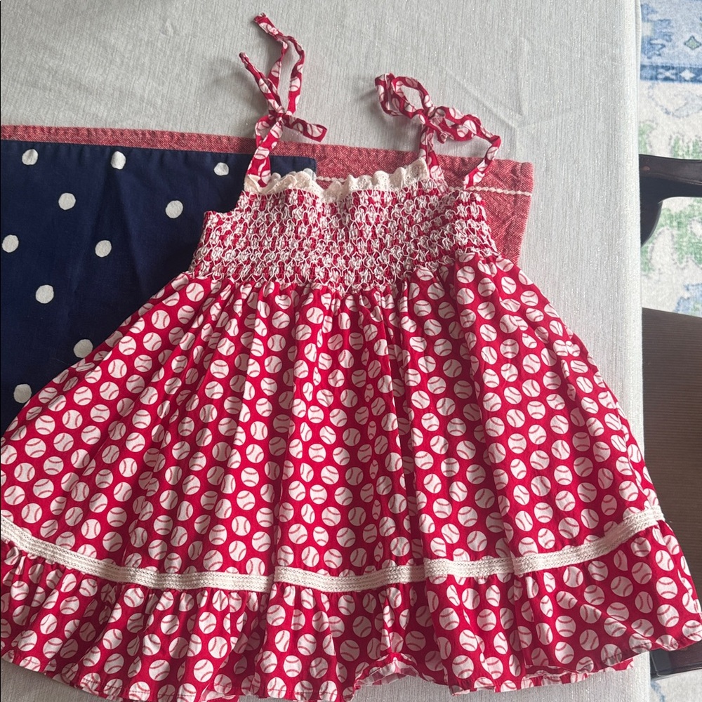 Sweet Honey Baseball Twirl Dress